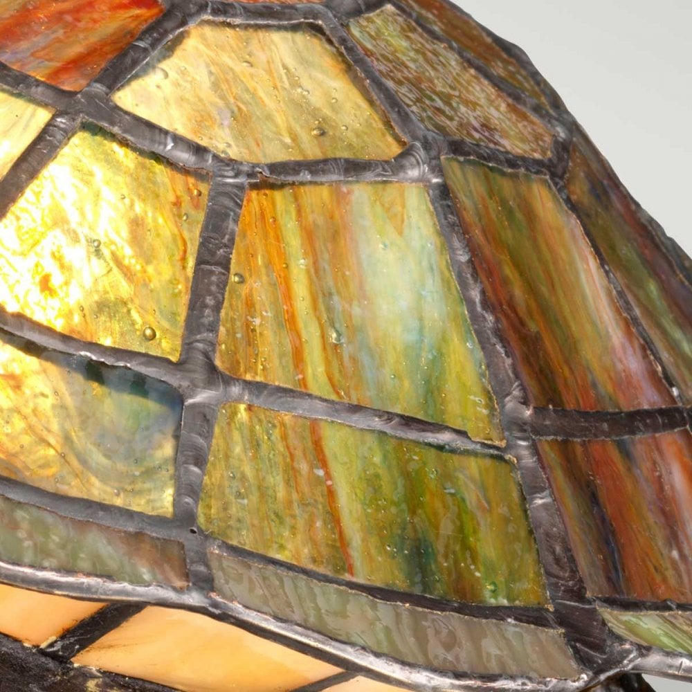 Quoizel QZ-SAWBACK-TL Tiffany Animal Lamps Sawback Turtle Lamp Vintage Bronze