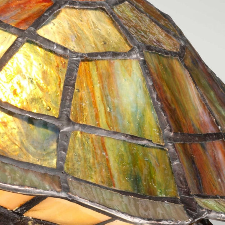 Quoizel QZ-SAWBACK-TL Tiffany Animal Lamps Sawback Turtle Lamp Vintage Bronze