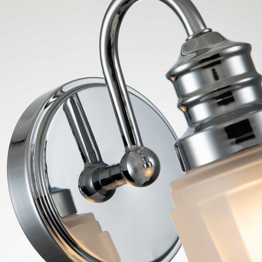 Quoizel QZ-SWELL1-PC-BATH Swell 1 Light Wall Light Polished Chrome
