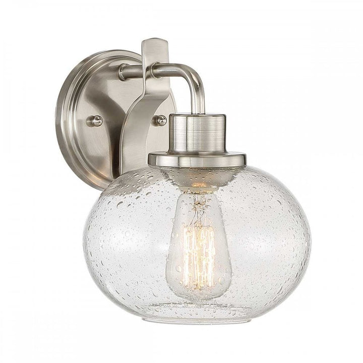 Quoizel QZ-TRILOGY1-BN Trilogy 1 Light Wall Light Brushed Nickel
