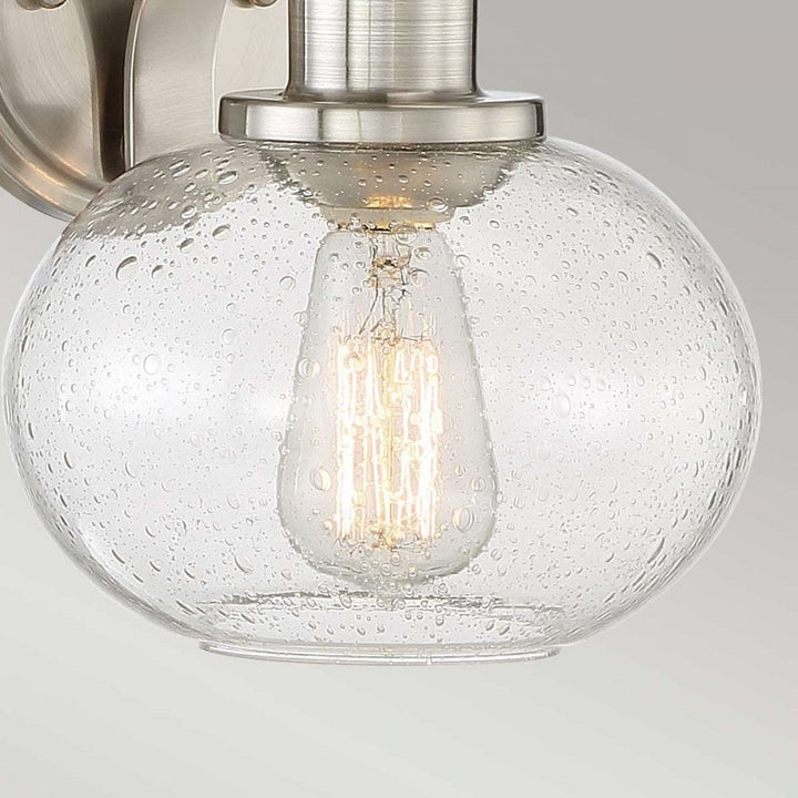 Quoizel QZ-TRILOGY1-BN Trilogy 1 Light Wall Light Brushed Nickel