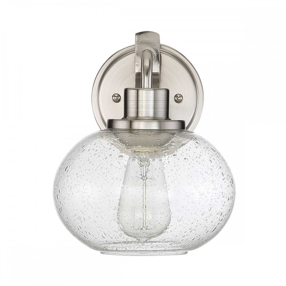 Quoizel QZ-TRILOGY1-BN Trilogy 1 Light Wall Light Brushed Nickel