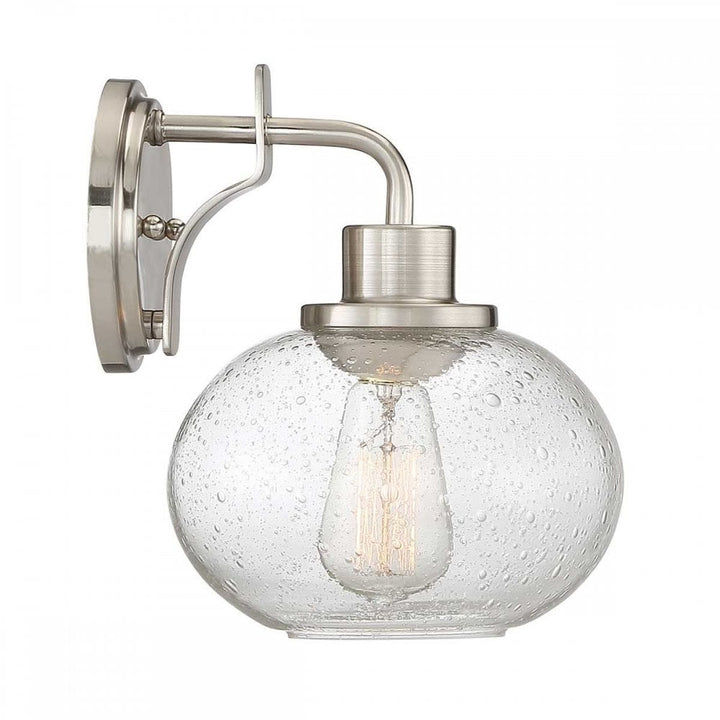 Quoizel QZ-TRILOGY1-BN Trilogy 1 Light Wall Light Brushed Nickel
