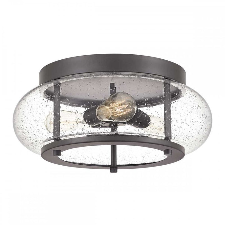 Quoizel QZ-TRILOGY-FM-OZ Trilogy 3 Light Flush Old Bronze