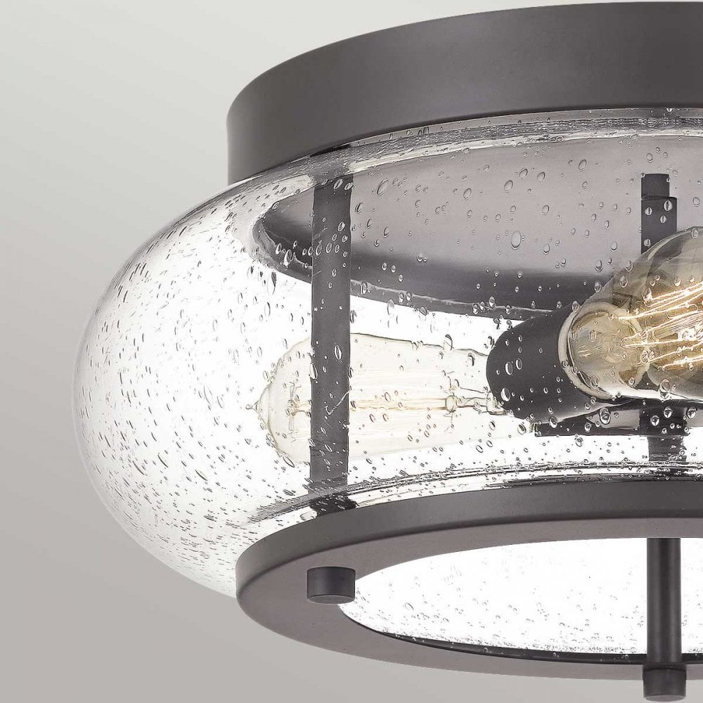 Quoizel QZ-TRILOGY-FM-OZ Trilogy 3 Light Flush Old Bronze