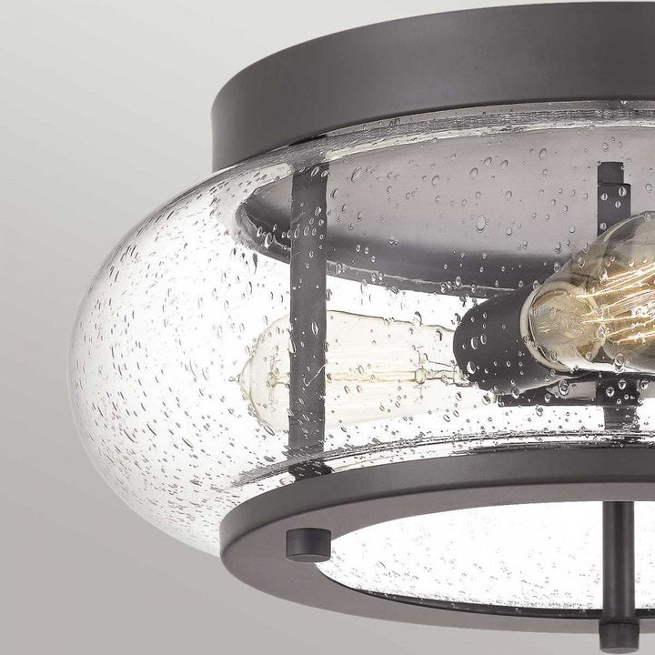 Quoizel QZ-TRILOGY-FM-OZ Trilogy 3 Light Flush Old Bronze