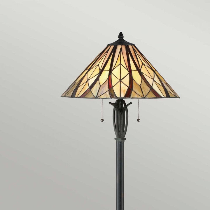 Quoizel QZ-VICTORY-FL 2 Light Victory Floor Lamp Valiant Bronze