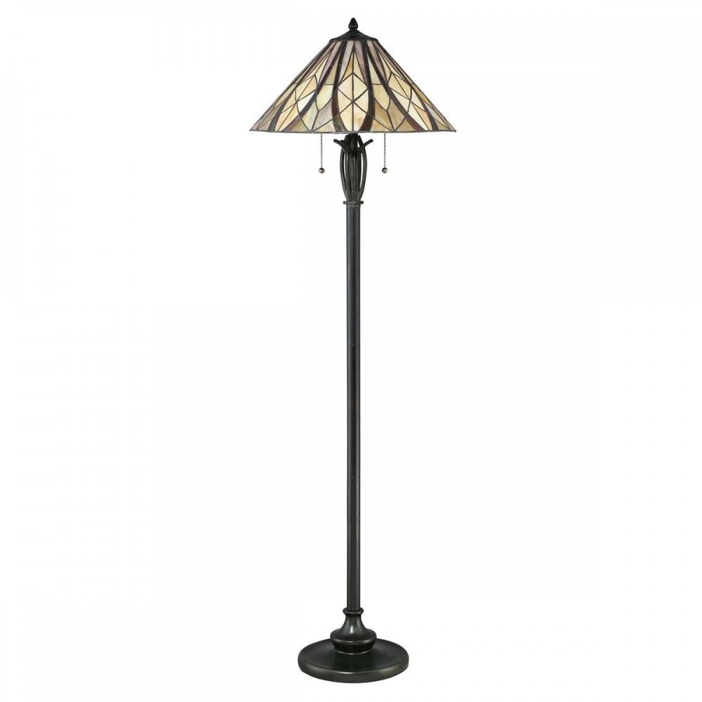 Quoizel QZ-VICTORY-FL 2 Light Victory Floor Lamp Valiant Bronze