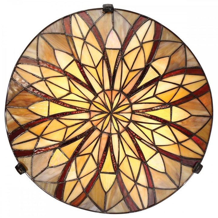 Quoizel QZ-VICTORY-SF 2 Light Victory Semi-Flush Valiant Bronze