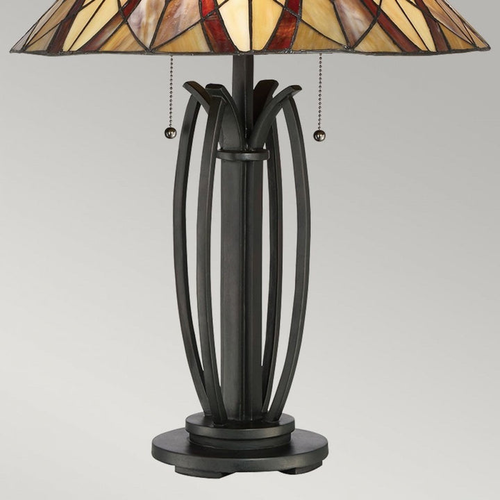 Quoizel QZ-VICTORY-TL 2 Light Victory Table Lamp Valiant Bronze