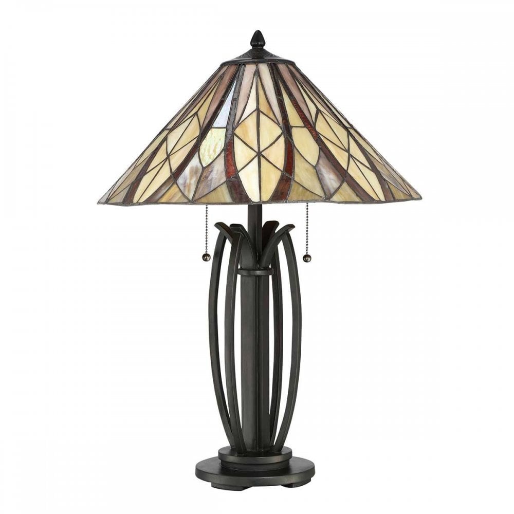 Quoizel QZ-VICTORY-TL 2 Light Victory Table Lamp Valiant Bronze