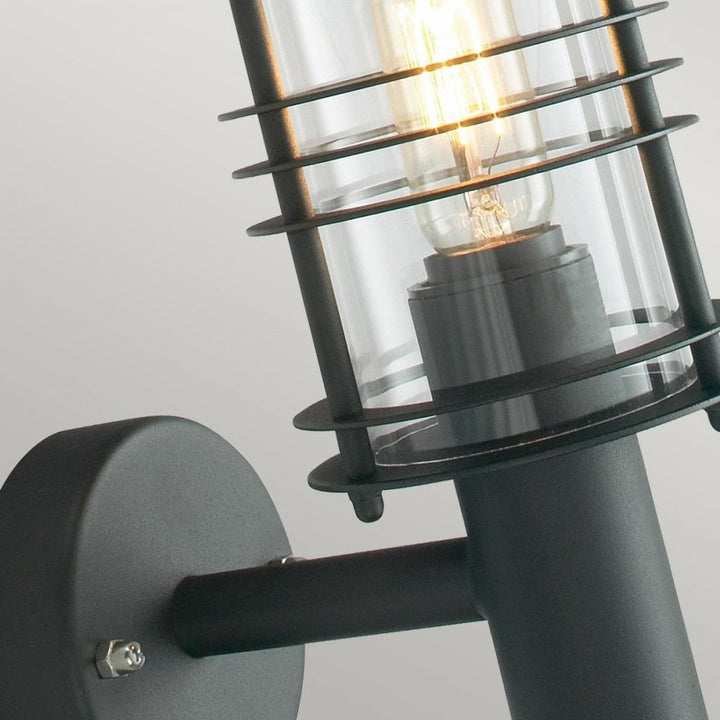 Norlys ST1-BLACK Stockholm 1 Light Wall Lantern - Black