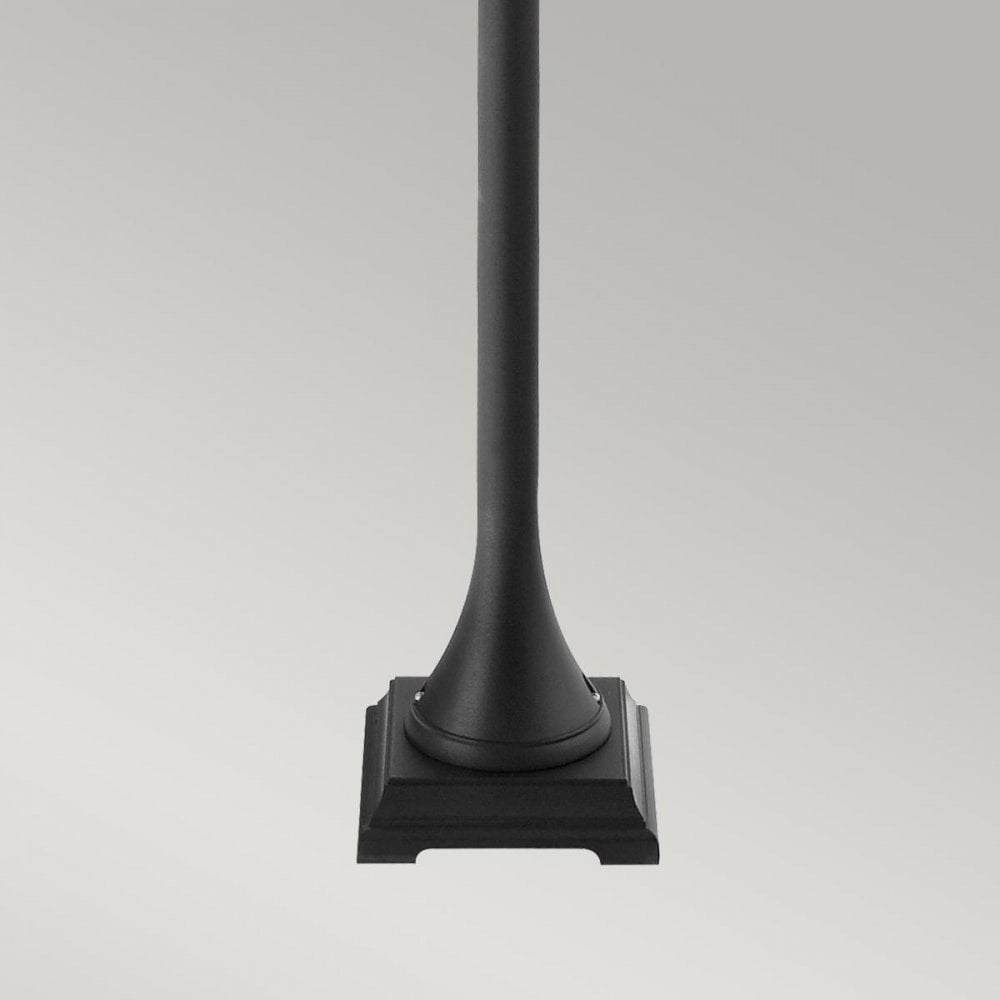 Norlys T4-BLACK Turin 1 Light Pillar - Black