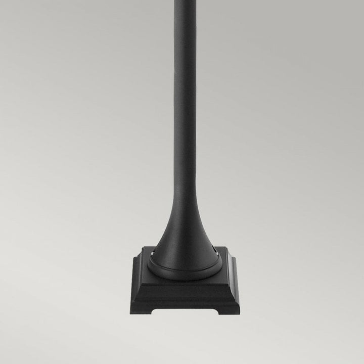 Norlys T4-BLACK Turin 1 Light Pillar - Black