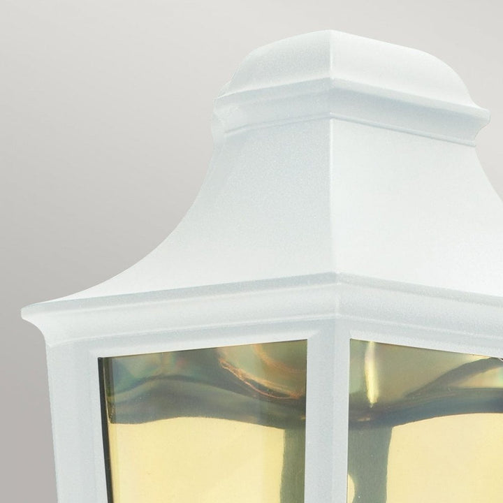 Norlys T9-WHITE Turin 1 Light Half Lantern - White