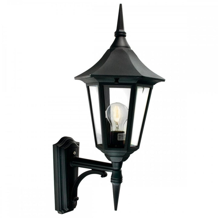 Norlys V1-BLACK Valencia 1 Light Up Lantern Black