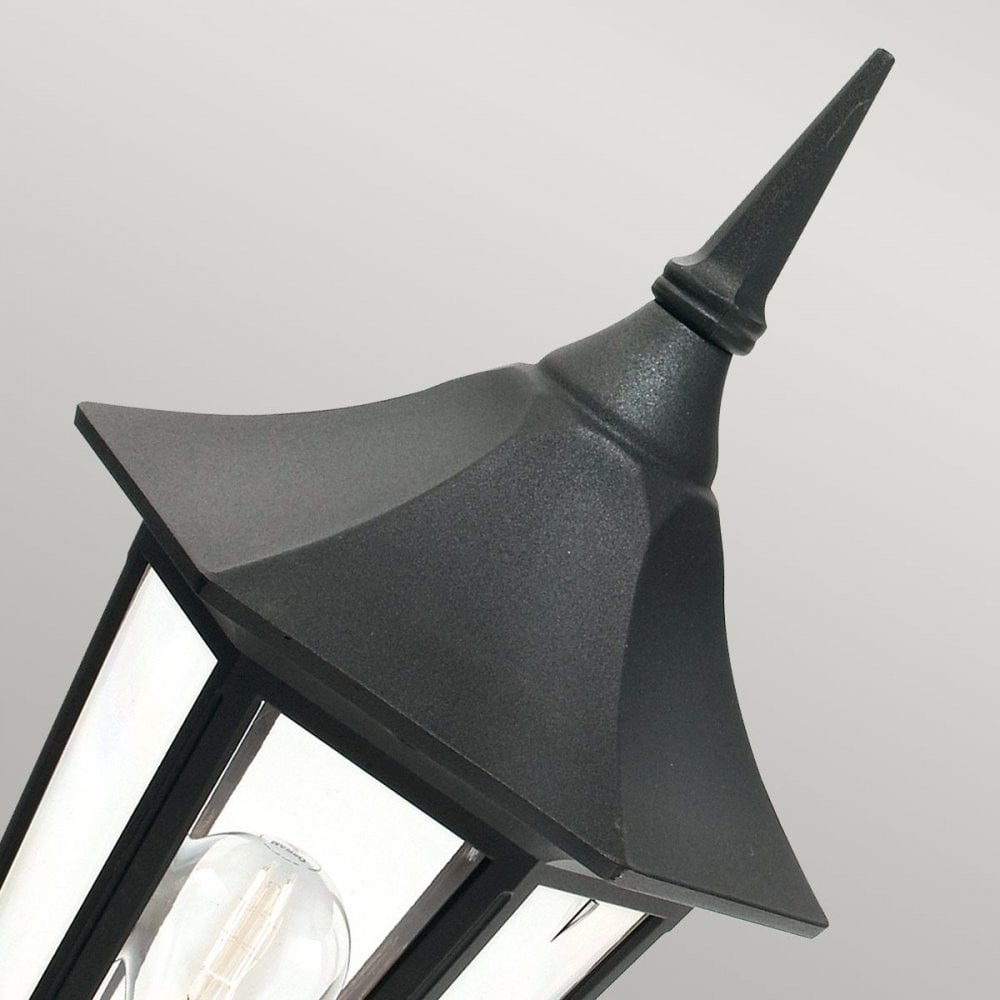 Norlys V3-BLACK Valencia 1 Light Pedestal Black