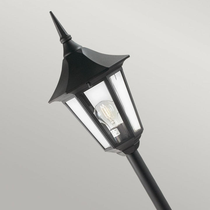 Norlys V4-BLACK Valencia 1 Light Pillar Black