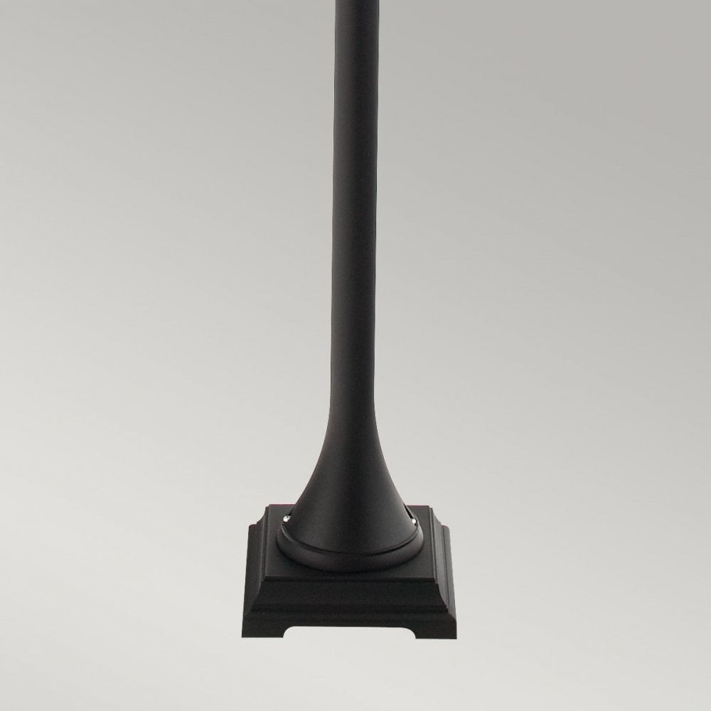 Norlys V4-BLACK Valencia 1 Light Pillar Black