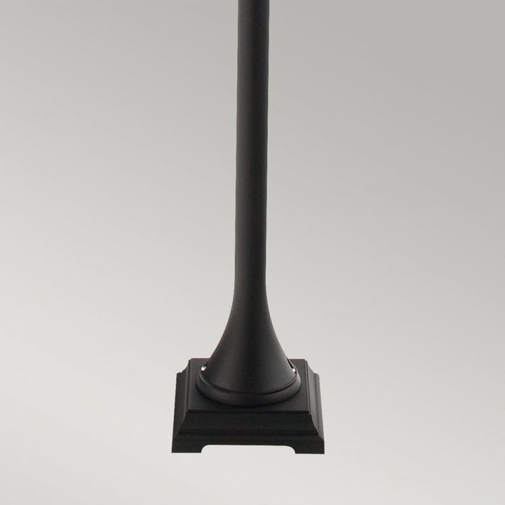 Norlys V4-BLACK Valencia 1 Light Pillar Black