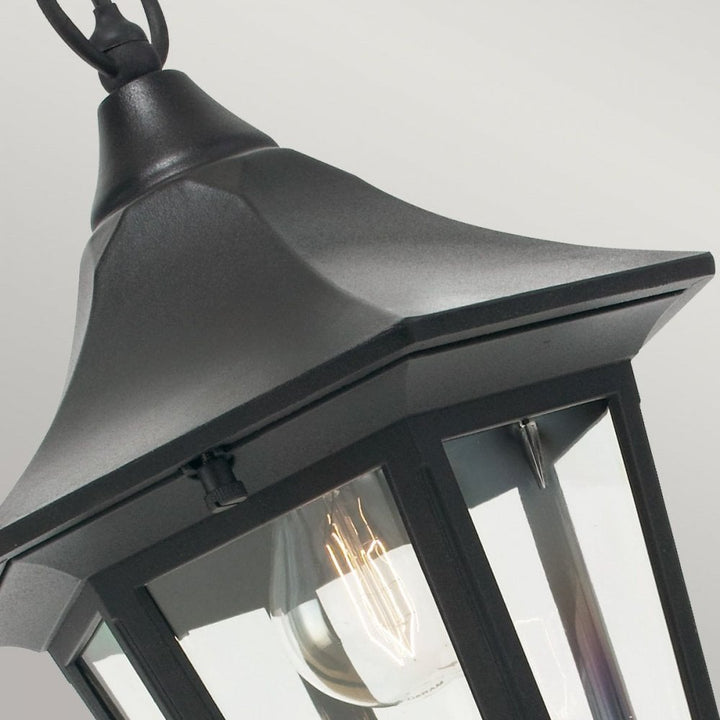 Norlys V8-BLACK Valencia 1 Light Chain Lantern Black