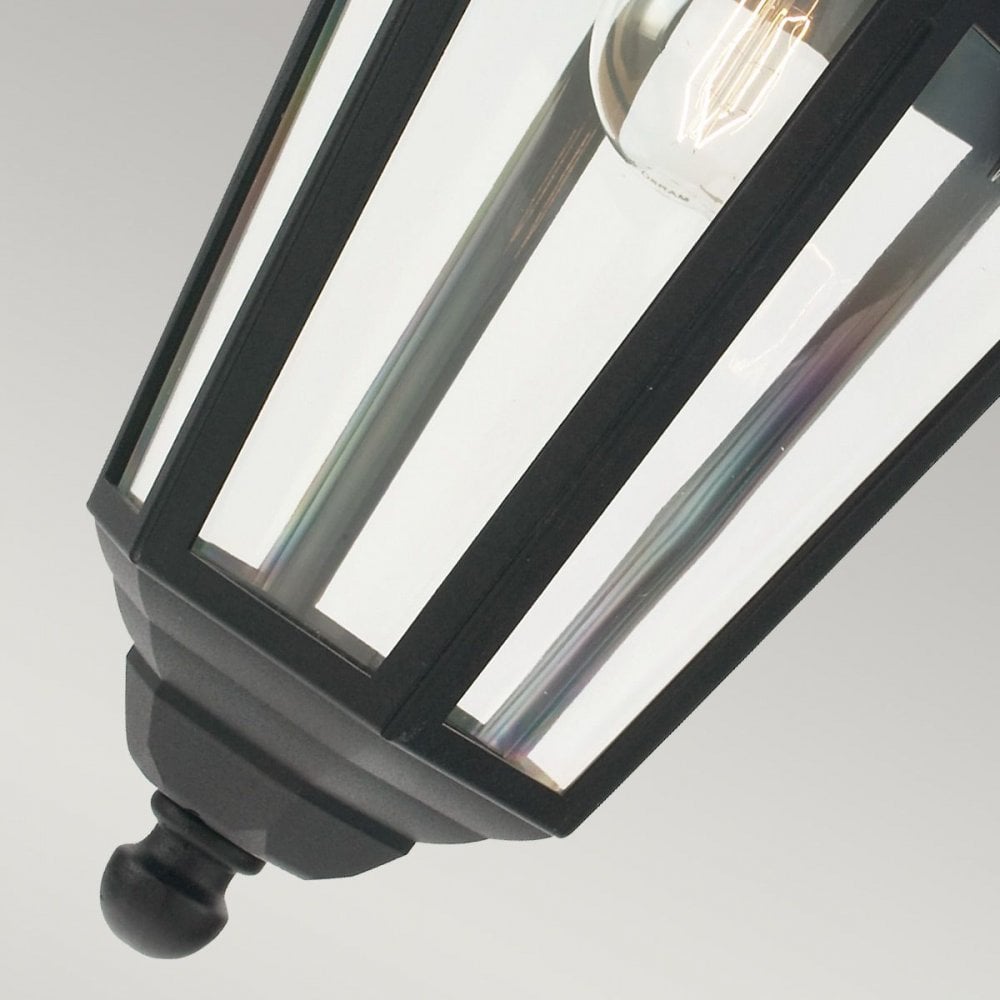 Norlys V8-BLACK Valencia 1 Light Chain Lantern Black