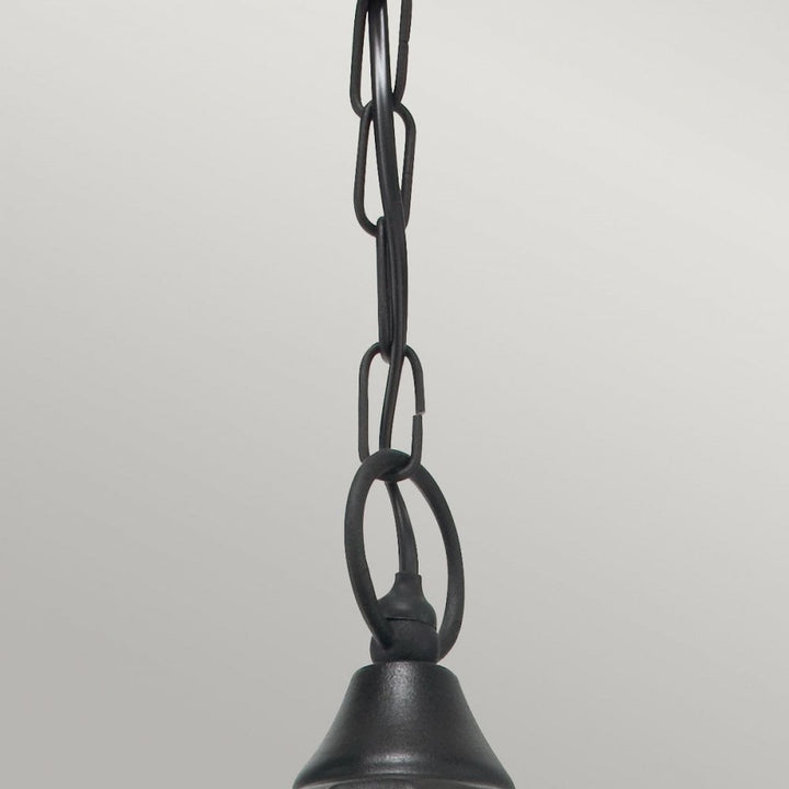 Norlys V8-BLACK Valencia 1 Light Chain Lantern Black