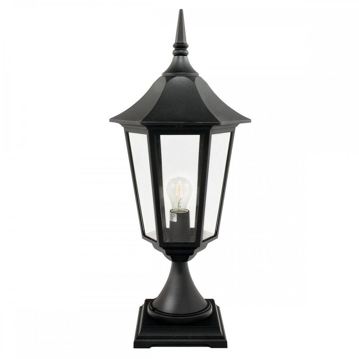 Norlys VG3-BLACK Valencia Grande 1 Light Pedestal Black