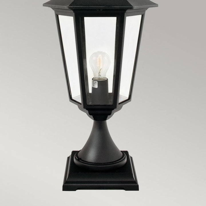 Norlys VG3-BLACK Valencia Grande 1 Light Pedestal Black