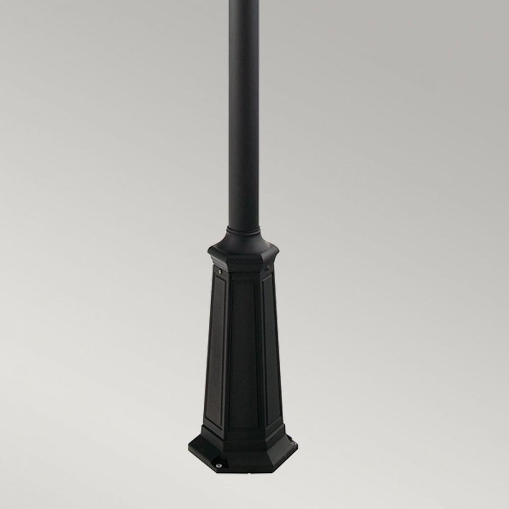 Norlys VG5-BLACK Valencia Grande 1 Light Signal Post Black