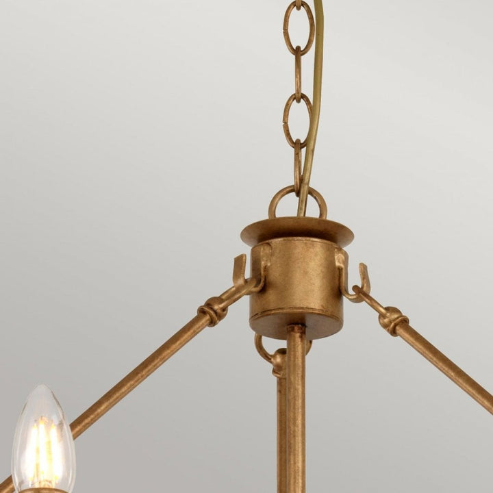 Elstead WINDSOR12-GOLD Windsor 12 Light Chandelier Gold Patina
