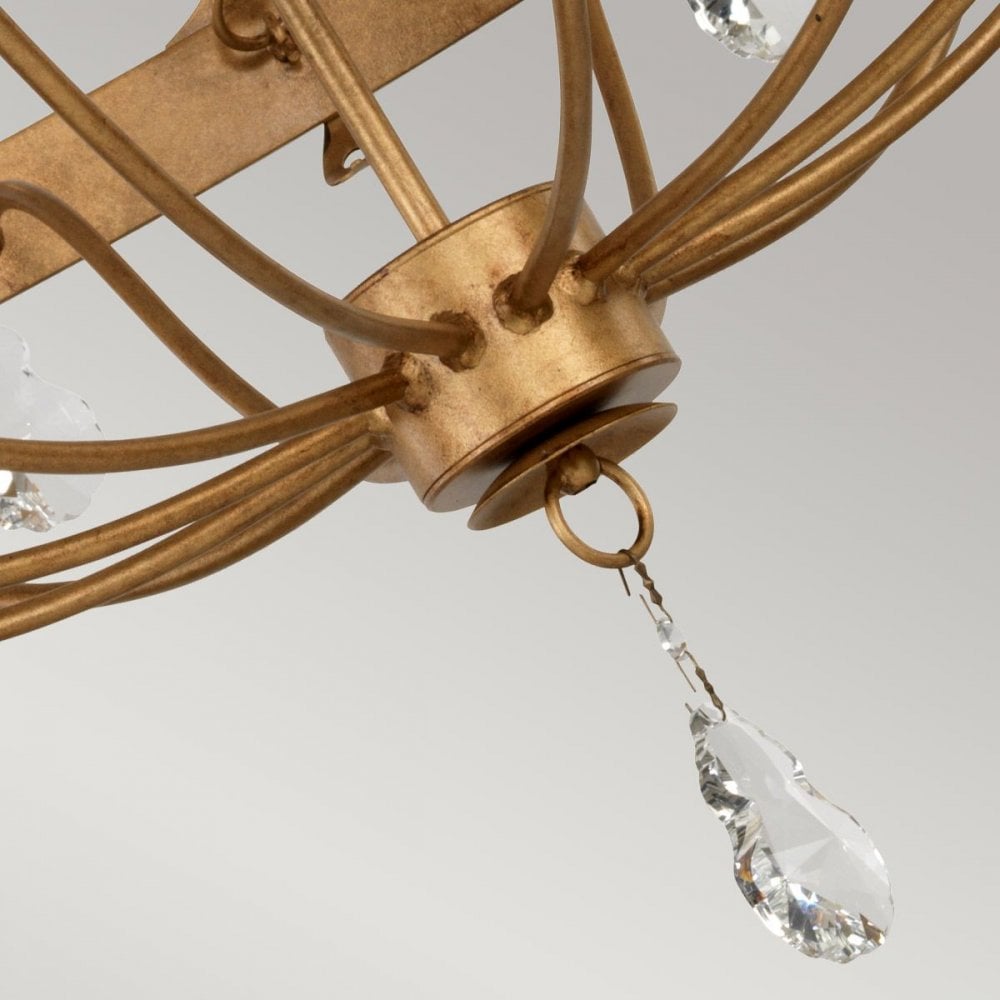 Elstead WINDSOR12-GOLD Windsor 12 Light Chandelier Gold Patina
