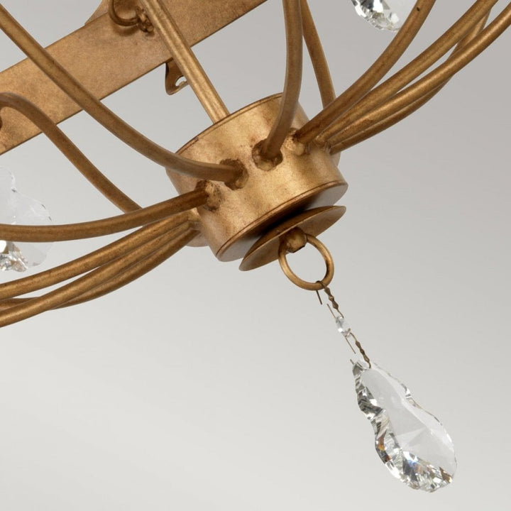 Elstead WINDSOR12-GOLD Windsor 12 Light Chandelier Gold Patina
