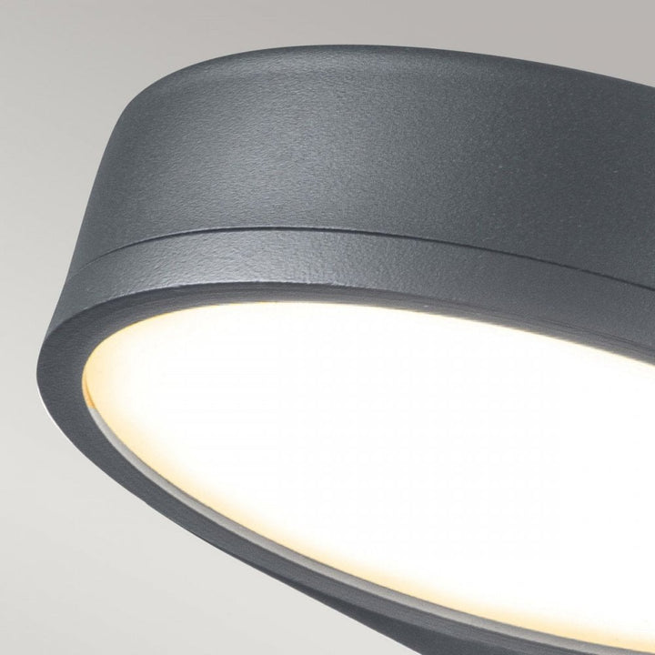 Elstead ZOLA Zola LED Wall Lantern Grey