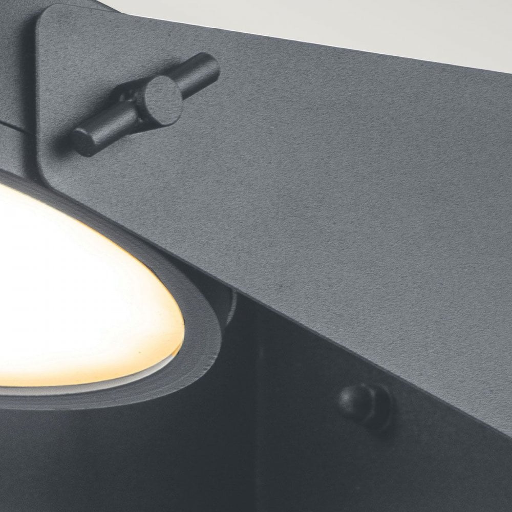 Elstead ZOLA Zola LED Wall Lantern Grey