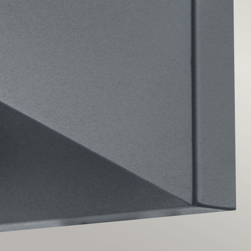 Elstead ZOLA Zola LED Wall Lantern Grey