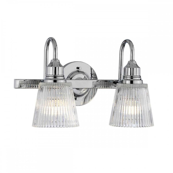 Quintiesse QN-ADDISON2-BATH Addison 2 Light Wall Light Polished Chrome