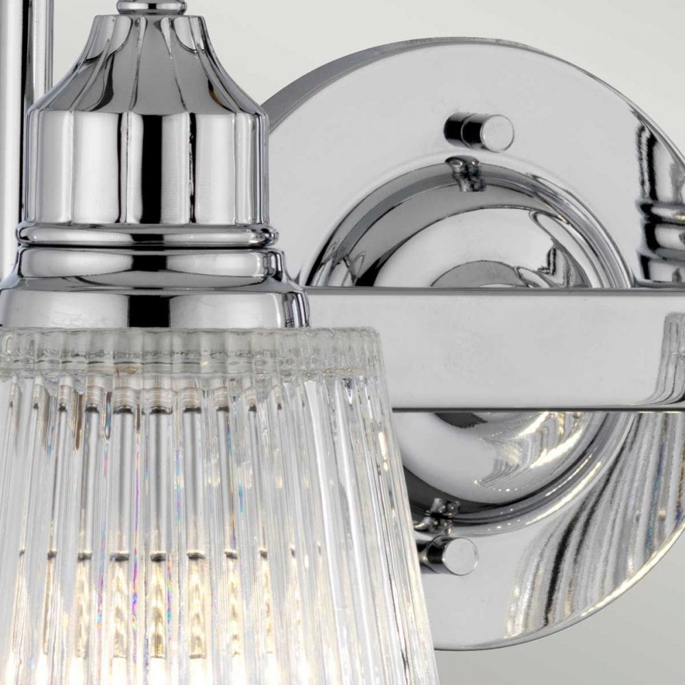 Quintiesse QN-ADDISON2-BATH Addison 2 Light Wall Light Polished Chrome