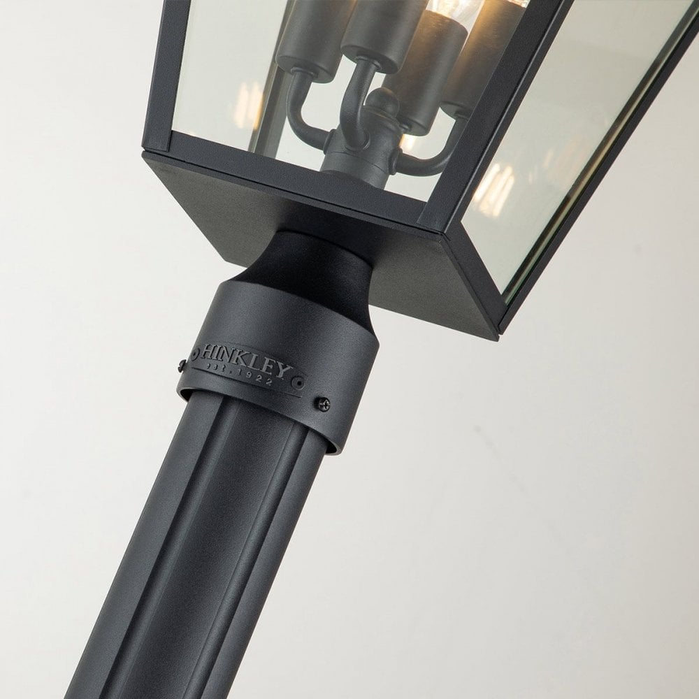 Hinkley QN-ALFORD-PLACE5-L-MB Alford Place 4 Light Lamp Post Museum Black