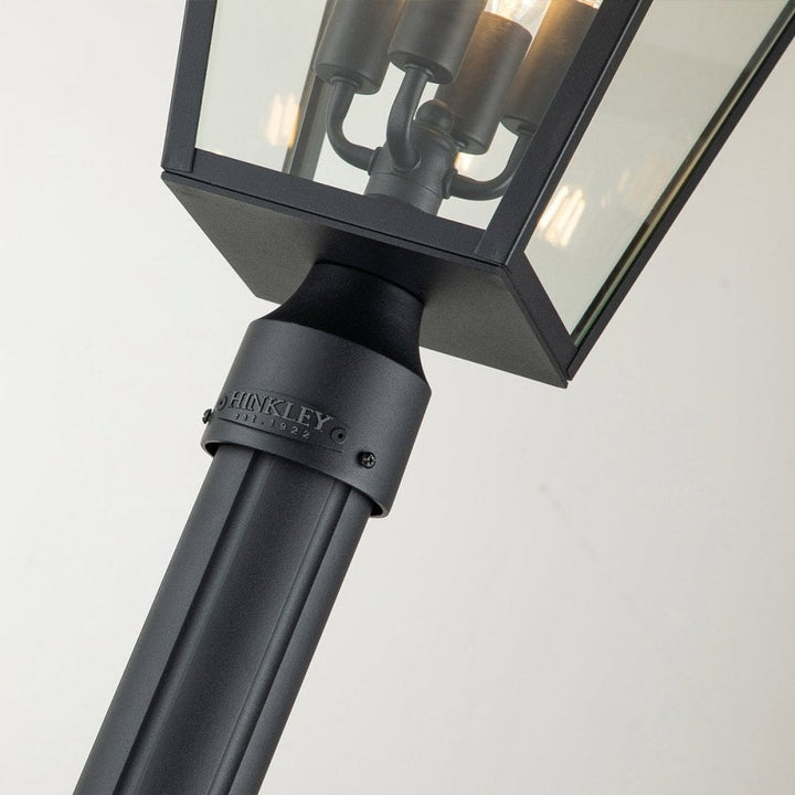 Hinkley QN-ALFORD-PLACE5-L-MB Alford Place 4 Light Lamp Post Museum Black