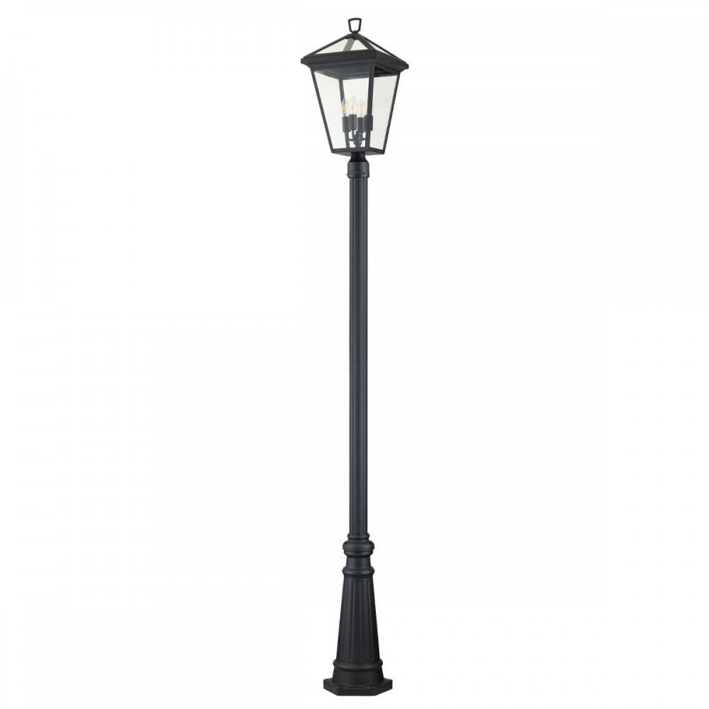 Hinkley QN-ALFORD-PLACE5-L-MB Alford Place 4 Light Lamp Post Museum Black