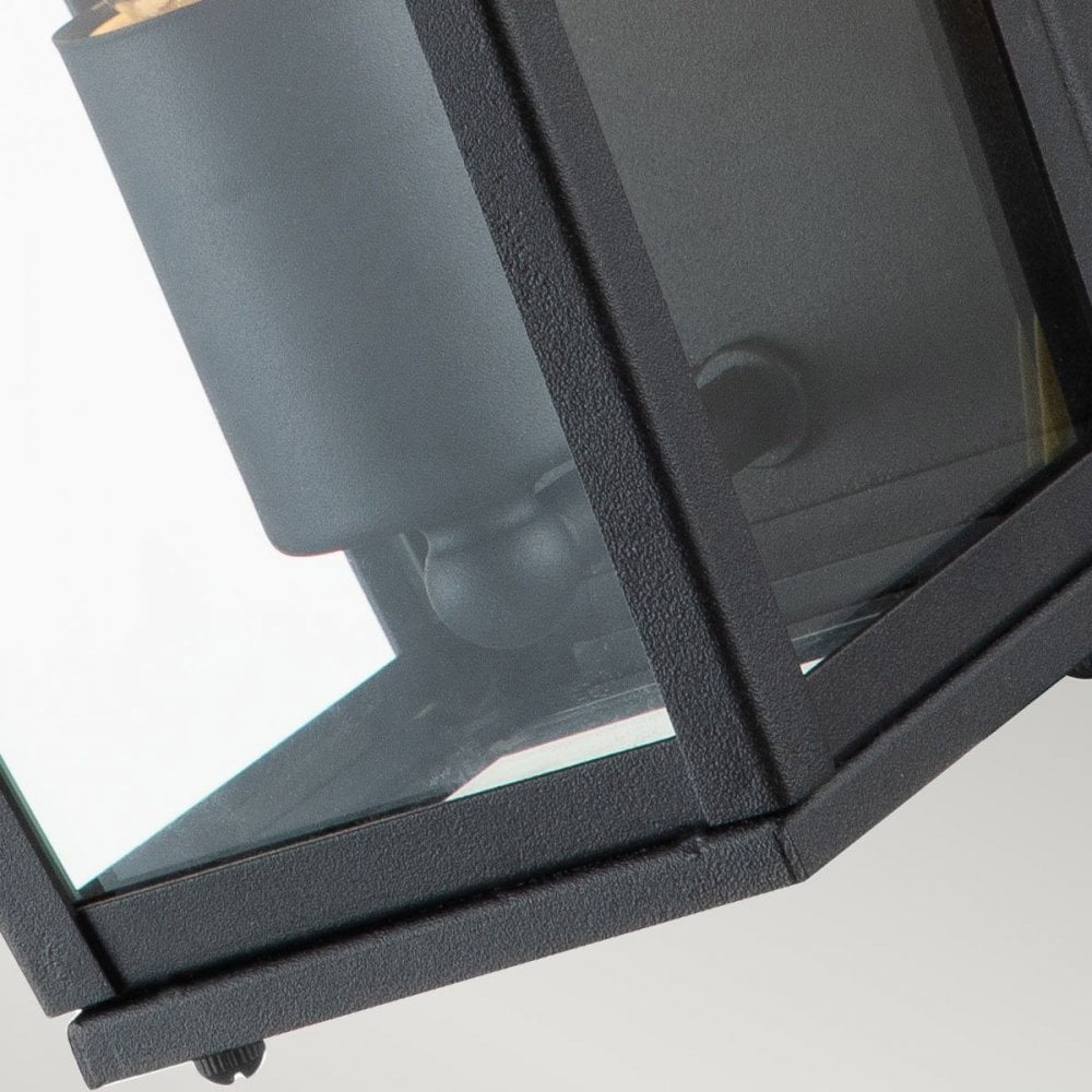 Hinkley QN-ALFORD-PLACE7-S-MB Alford Place 1 Light Half Lantern Museum Black