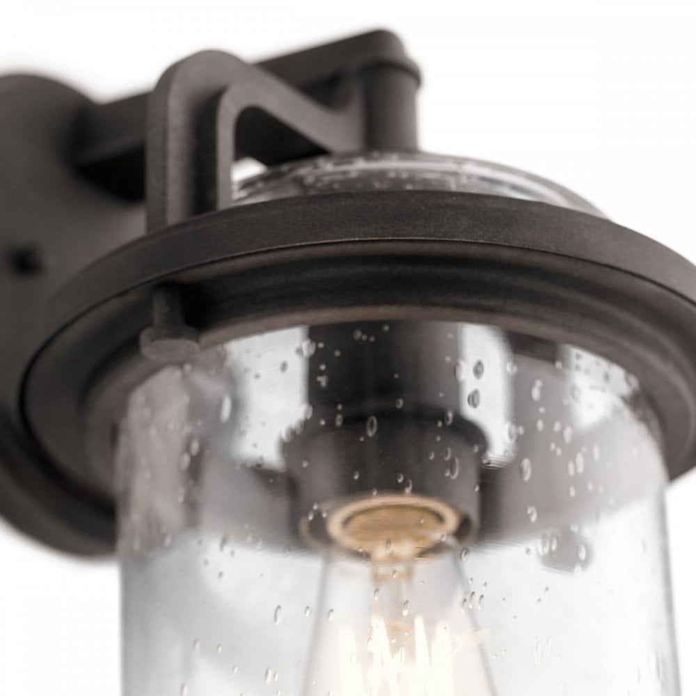 Kichler QN-ANDOVER-M Andover 1 Light Medium Wall Lantern Weathered Zinc