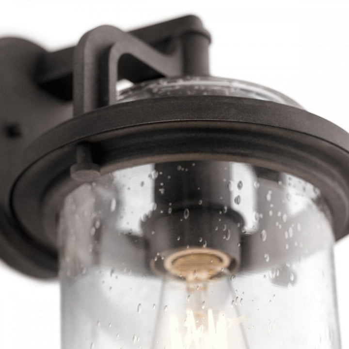 Kichler QN-ANDOVER-M Andover 1 Light Medium Wall Lantern Weathered Zinc
