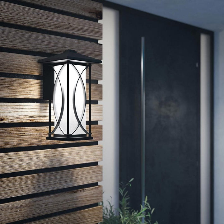 Kichler QN-ASHBERN-M Ashbern 1 Light Medium Wall Lantern Textured Black