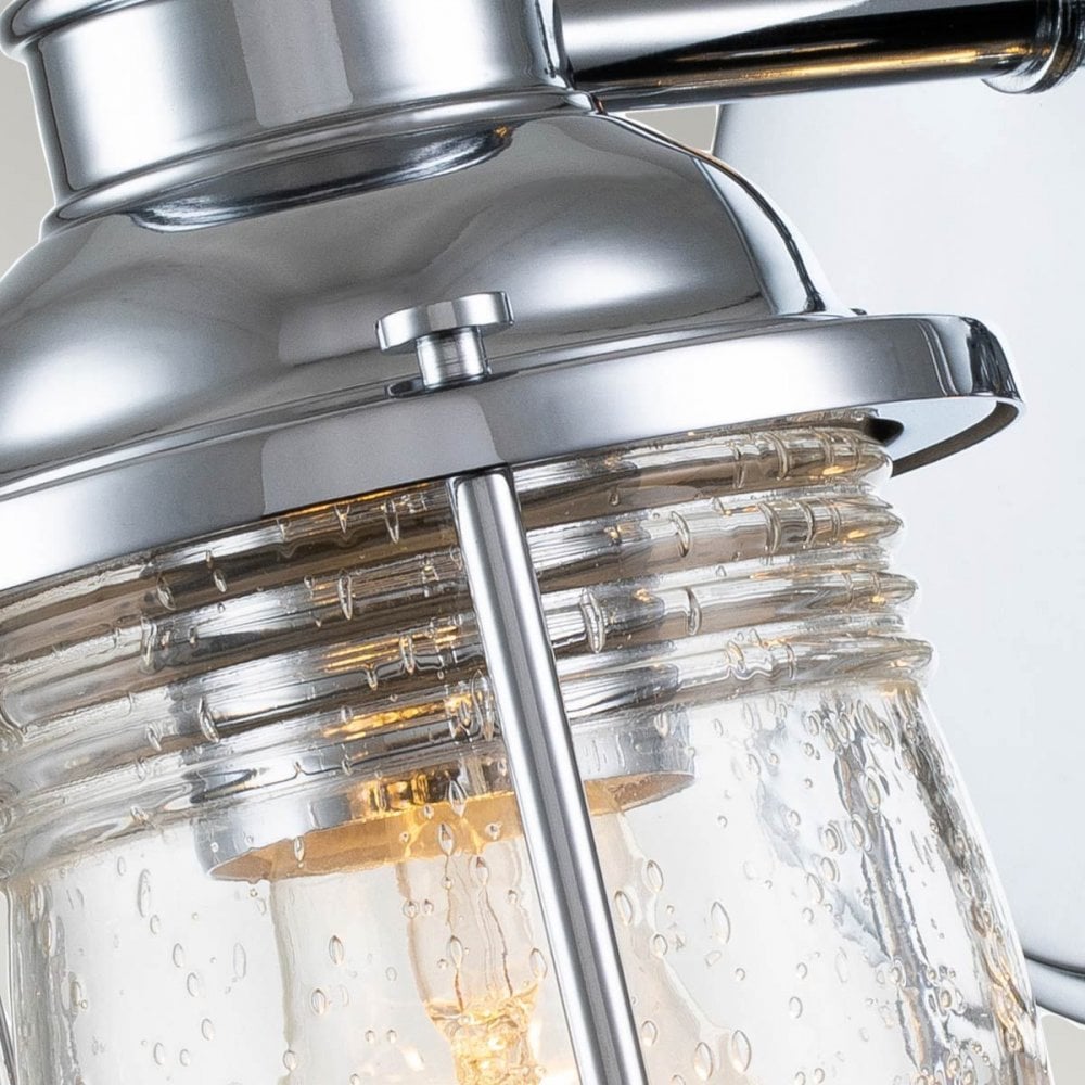 Kichler QN-ASHLANDBAY1-PC-BATH Ashland Bay 1 Light Wall Light - Polished Chrome