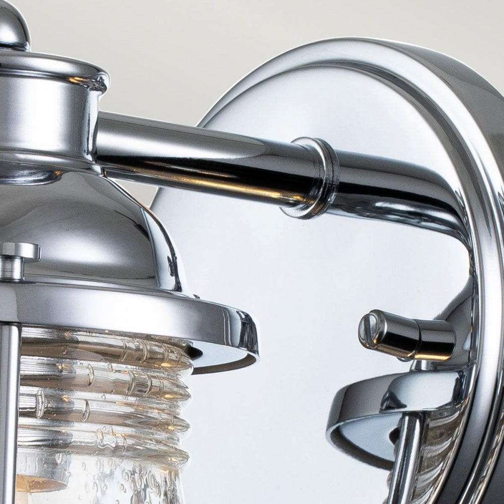 Kichler QN-ASHLANDBAY1-PC-BATH Ashland Bay 1 Light Wall Light - Polished Chrome