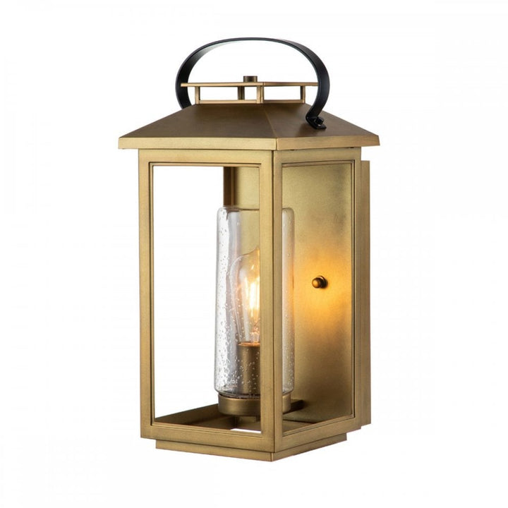 Hinkley QN-ATWATER-M-PDB Atwater 1 Light Medium Wall Lantern - Brass Painted Distressed Brass