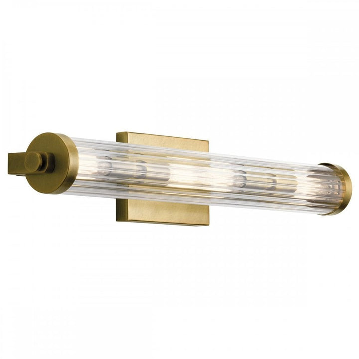 Kichler QN-AZORES4-NBR Azores 4 Light Wall Light - Natural Brass