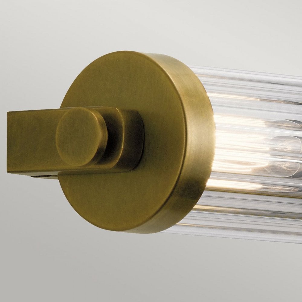 Kichler QN-AZORES4-NBR Azores 4 Light Wall Light - Natural Brass